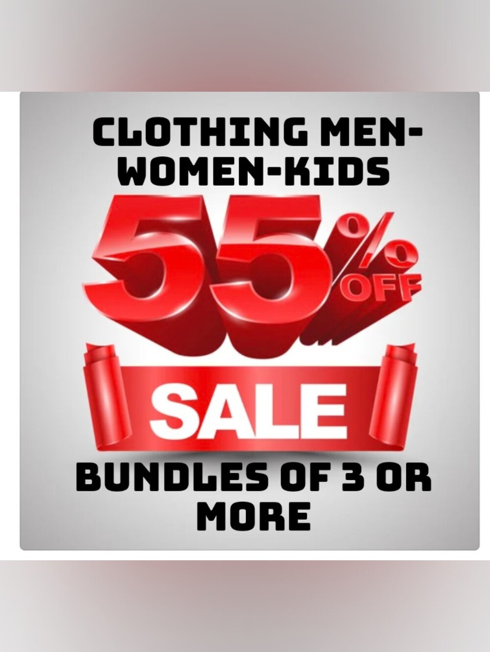 55% OFF√√Clothing Bundle Sale  3 or more, limited time only!!!
